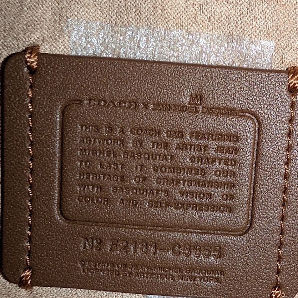 RARE Jean-Michel Basquiat x COACH - Two Way vanity bag - Limited Edition Collab - Picture 4 of 9